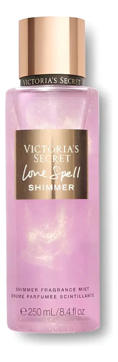Victoria's Secret Body Splash Love Spell Shimmer 250ml Con Brillo Spray