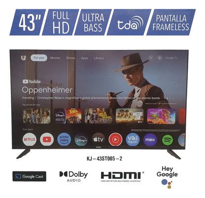 Smart TV Kanji 43" Full HD con Google TV